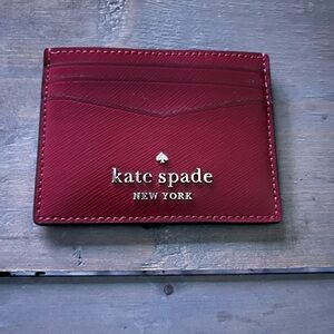 Kate Spade ♠️ Red Card Holder